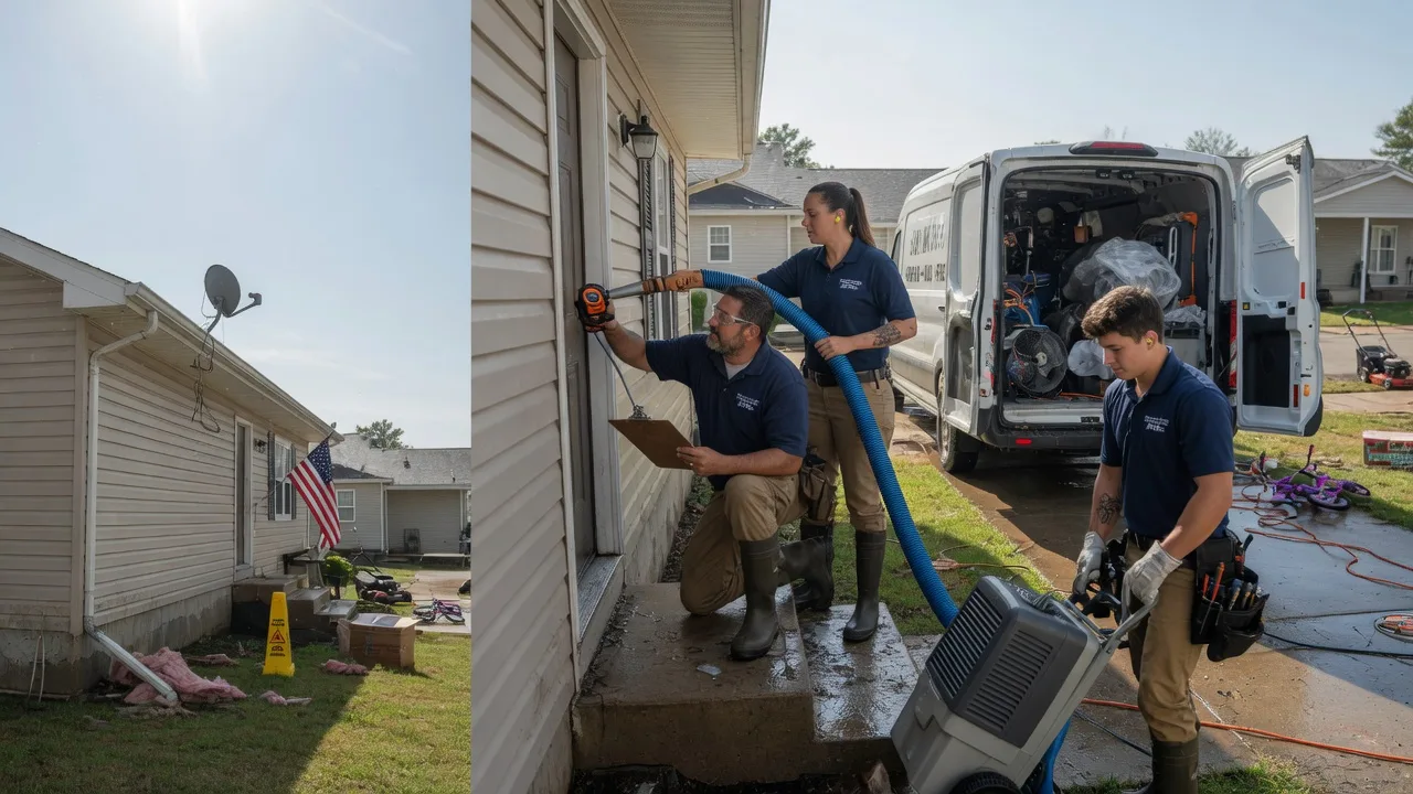 Ceiling Water Damage Restoration in Sparta, OH near me